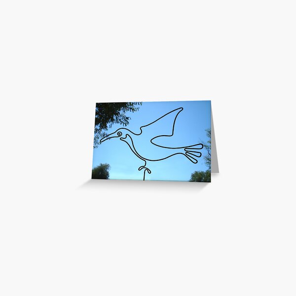 Wattlebird Greeting Card