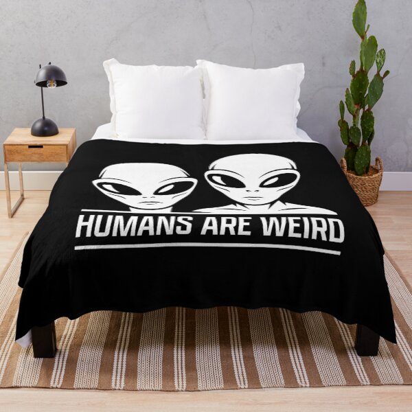 Item preview, Funny Alien Humans Are Weird Humor Gift UFO extraterrestrial designed and sold by w1ckerman.
