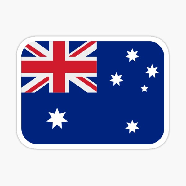 Australia Flag Stickers - 65 Per Sheet - Foto 13