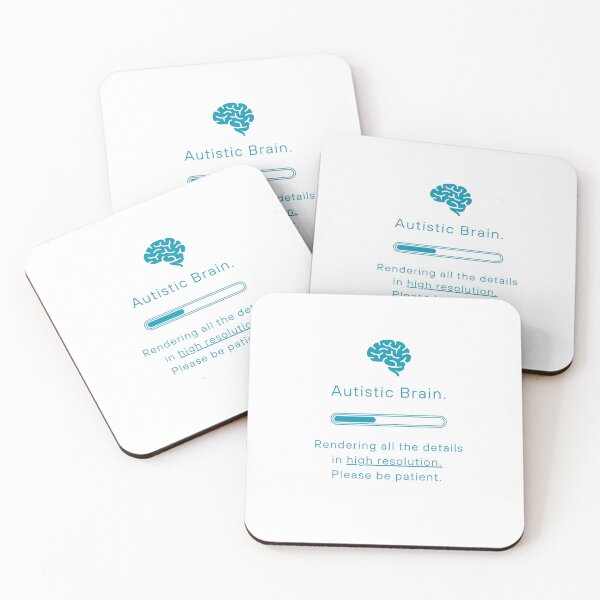 Item preview, Autistic Brains Render Reality Differently! designed and sold by MaskandBeyond.