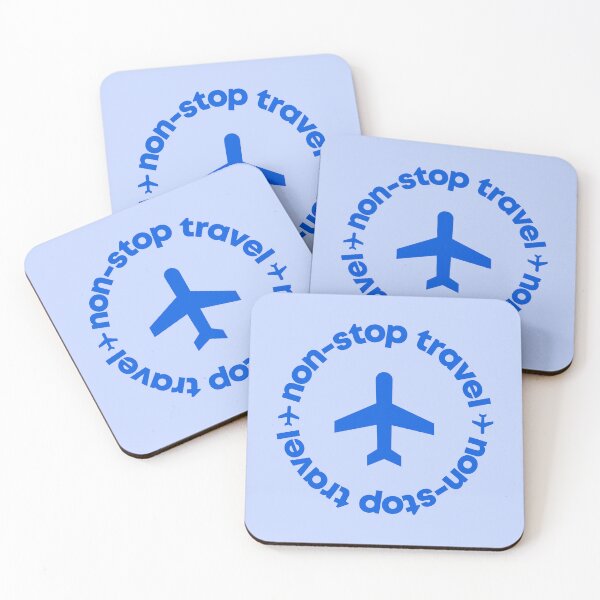 Item preview, Non-stop Travel. Travel The World. Happy Quote designed and sold by AwesomeDistrict.