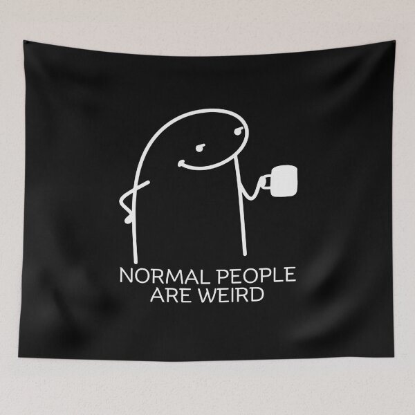 Item preview, Normal people are weird designed and sold by Peerless-Prime.