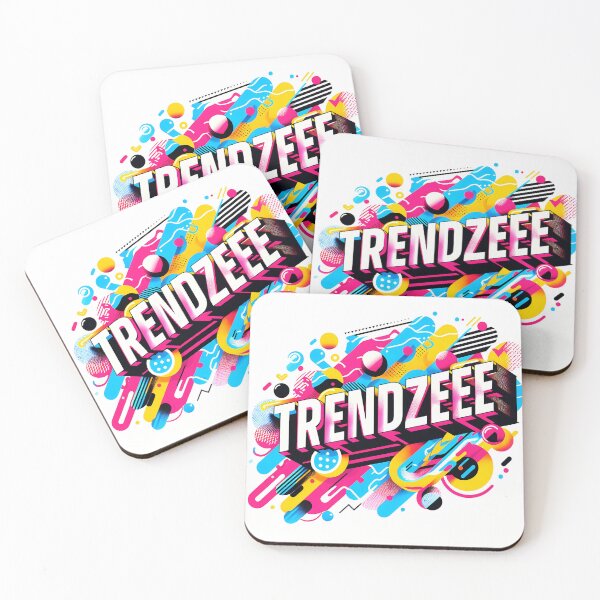 Item preview, TrenndZee Vibrant Retro Style Graphic Design designed and sold by Thai Vibe Studio.