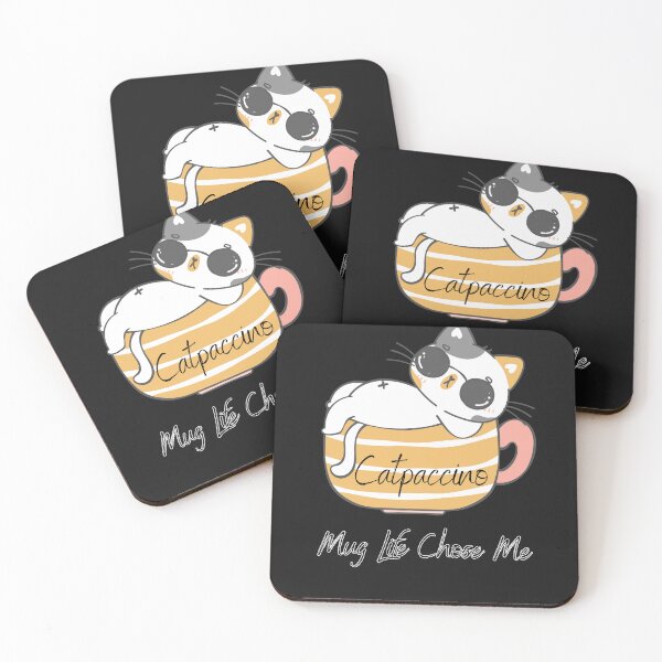Item preview, Funny Coffee Cat Design Catpaccino Cat Coffee Lover designed and sold by Cool Ts .