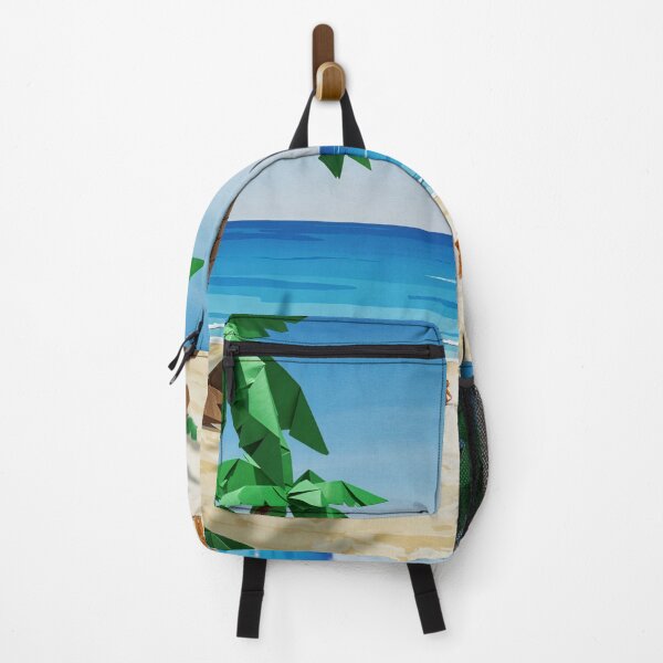 Item preview, Origami Beach Paradise - Creative Paper Art Tropical Scene designed and sold by Collision19.