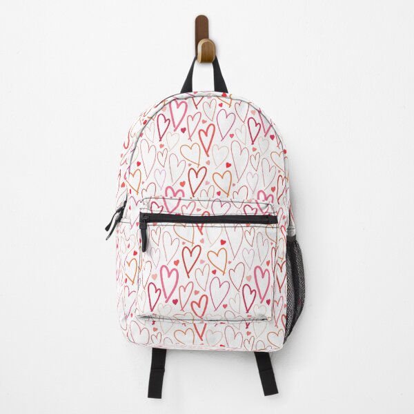 Item preview, Valentines day line hearts love sweet red pink orange designed and sold by Nicola-Rowe.