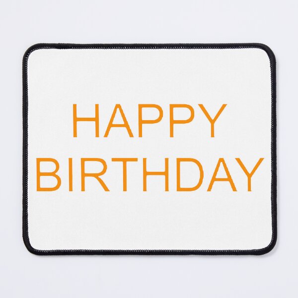 Item preview, Orange Happy Birthday. designed and sold by SunnyTrees.