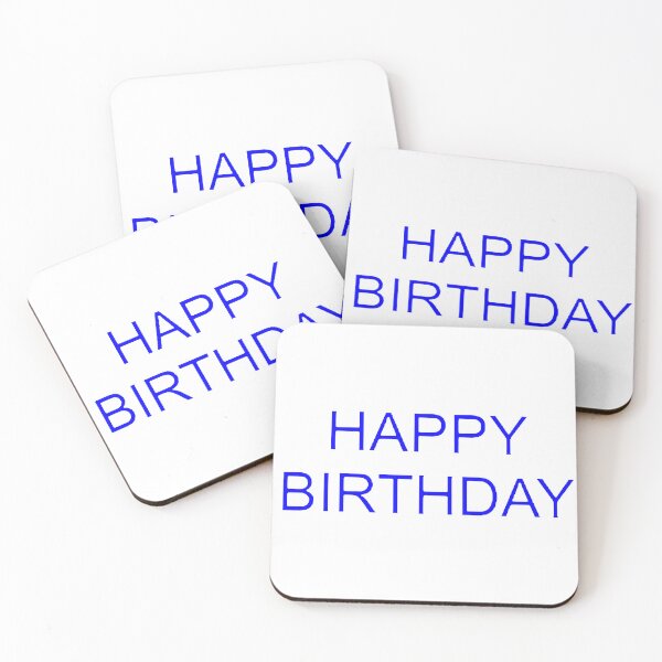 Item preview, Blue Happy Birthday. designed and sold by SunnyTrees.