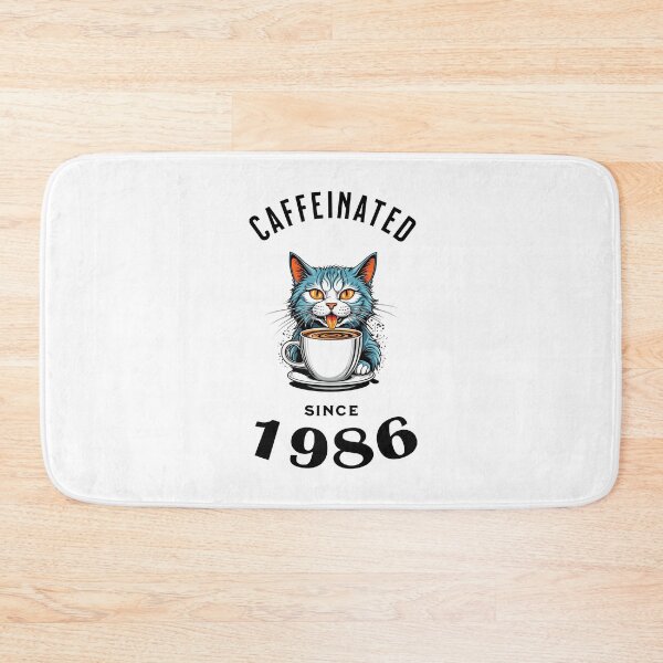 Item preview, Cat Caffeinated Since 1986 designed and sold by LegendaryDesigns.