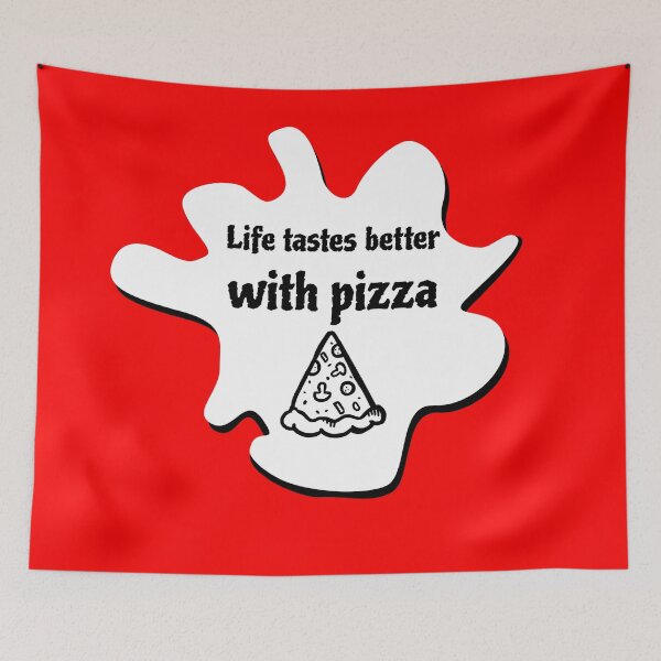 Item preview,  Life Tastes Better With Pizza - Pizza Lover's Paradise designed and sold by Kubala.