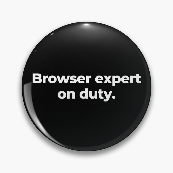 Item preview, Browser expert on duty. designed and sold by MuzamilAhmed.