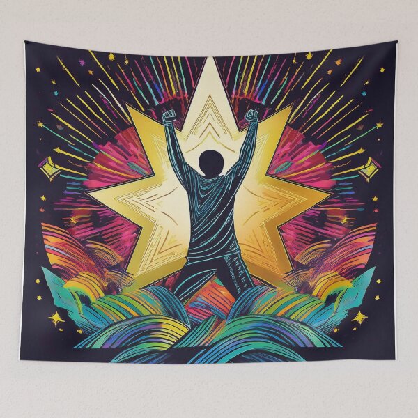 Item preview, Triumph and Victory - Colourful Motivational Art designed and sold by RaiyaTees.