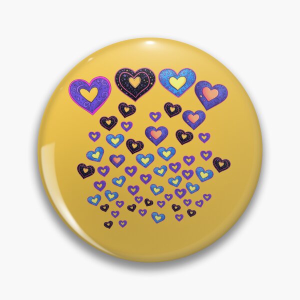 Item preview, Flying Color Hearts Valentines Day Patters designed and sold by The Art of Kkatarynka.