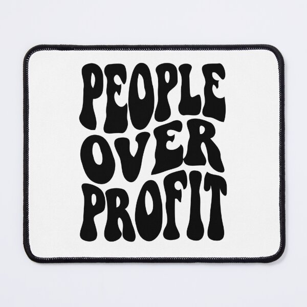 Item preview, People Over Profit designed and sold by Climactify.