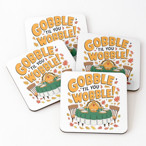 Item preview, Thanksgiving 2025, Gobble til you wobble Design designed and sold by KapuczeShop.