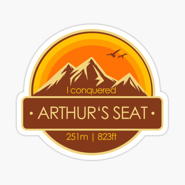 Vista previa del artículo con la obra «Conquisté el Asiento de Arturo, un objeto de colección para excursionistas», diseñado y vendido por LegsMiserable.