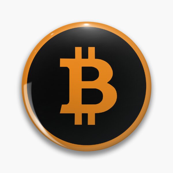 Item preview, Bitcoin digital currency orange on black designed and sold by Geotopica.