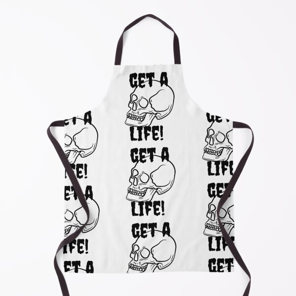 Item preview, Get a Life – Funny Sarcastic Skull Design designed and sold by Ink on Thread.