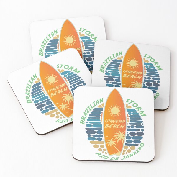 Item preview, Ipanema Beach in Rio de Janeiro. Brazilian Storm - Surf designed and sold by AFernandesDSG.