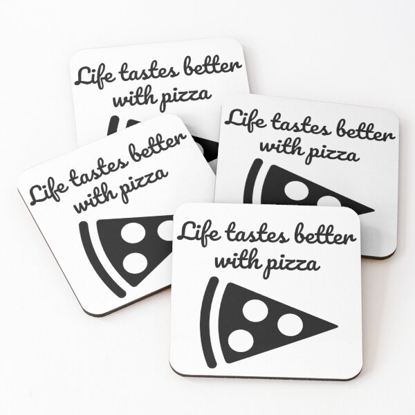 Item preview, Life Tastes Better with Pizza - Celebrate World Pizza Day designed and sold by Kubala.
