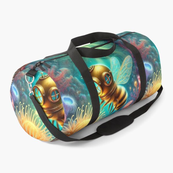 Item preview, Bee in a diving helmet designed and sold by DamioPolArt.
