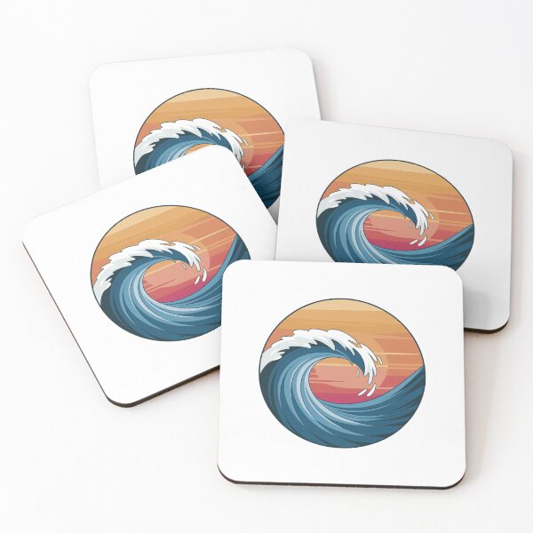 Item preview, Sun and Wave Design – Minimalist Beach and Ocean Digital Artwork designed and sold by designedbyNil.