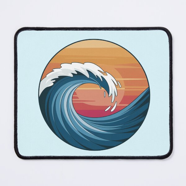 Item preview, Sun and Wave Design – Minimalist Beach and Ocean Digital Artwork designed and sold by designedbyNil.