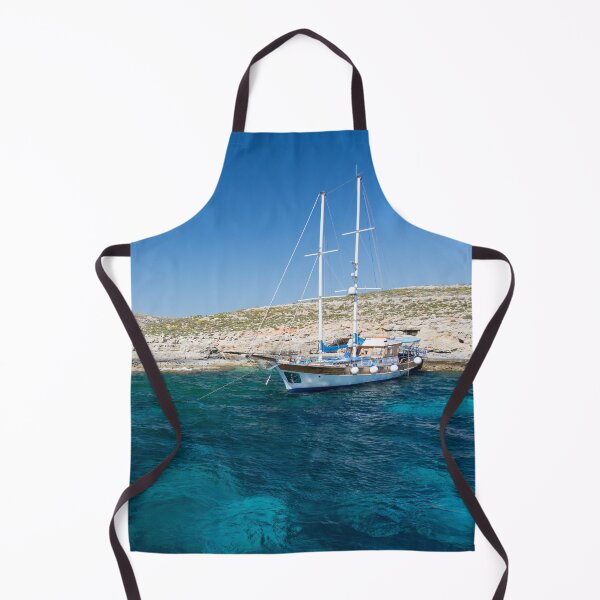 Item preview, Moored in Blue Lagoon Bay, Comino designed and sold by Kasia Design.