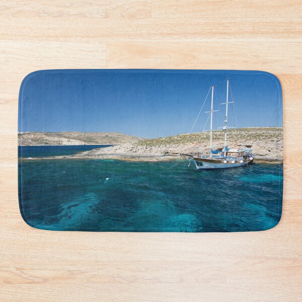 Item preview, Moored in Blue Lagoon Bay, Comino designed and sold by Kasia Design.