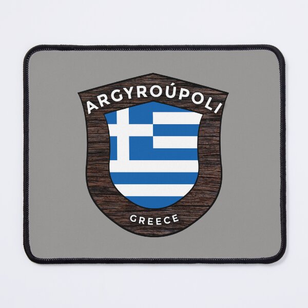Item preview, Argyroúpoli Greece Emblem Flag designed and sold by World Designs.