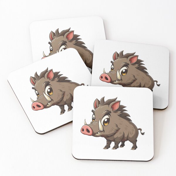 Item preview, Cute Wild Boar designed and sold by ThreeftlyPicks.
