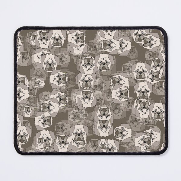 Item preview, Pugnasious Camo 9 by Cecile Grace Charles designed and sold by CecileCharles.
