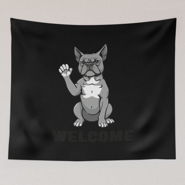Item preview, Waving Dog - French Bulldog designed and sold by Getup-clothing.