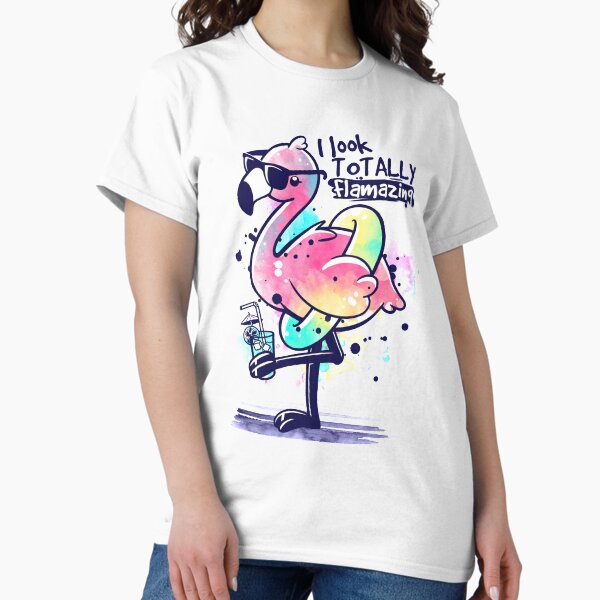 Vista previa del artículo con la obra «Flamingo flamenco», diseñado y vendido por NemiMakeit.