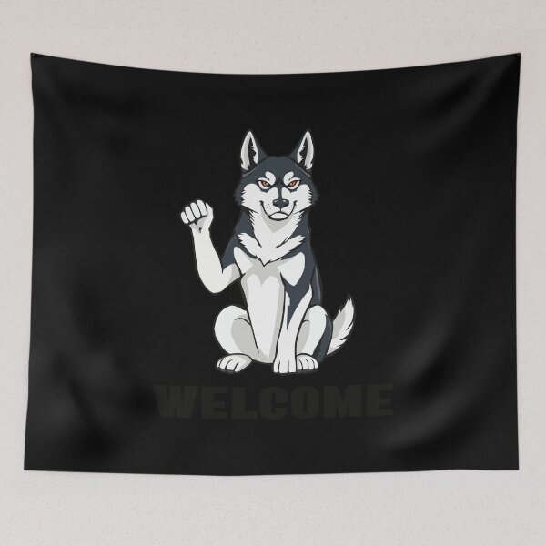 Item preview, Waving Dog - Husky designed and sold by Getup-clothing.