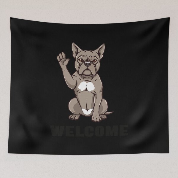 Item preview, Waving Dog - French Bulldog designed and sold by Getup-clothing.