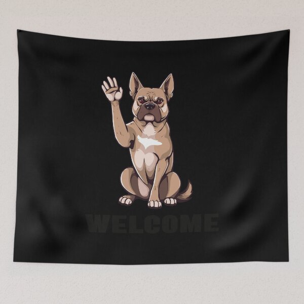 Item preview, Waving Dog - French Bulldog designed and sold by Getup-clothing.