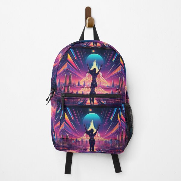 Item preview, Futuristic Cityscape with Empowering Silhouette designed and sold by RaiyaTees.