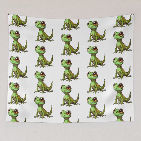 Item preview, Cute Anime Iguana designed and sold by ThreeftlyPicks.