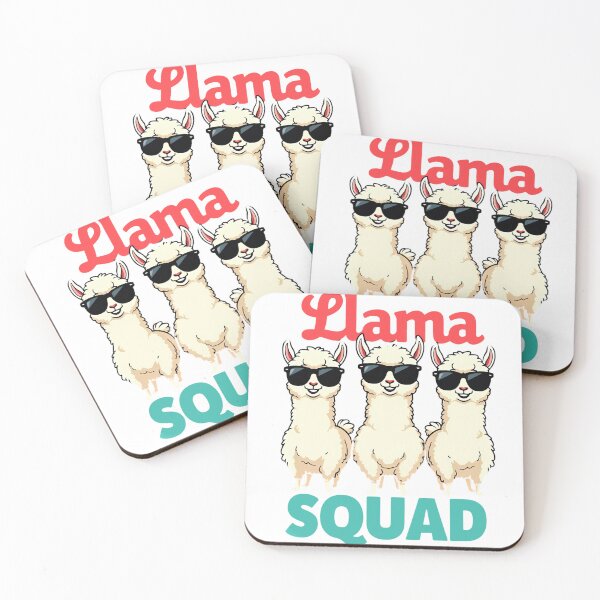 Item preview, LLama Squad funny Llama t shirt designed and sold by StreetArtPro.
