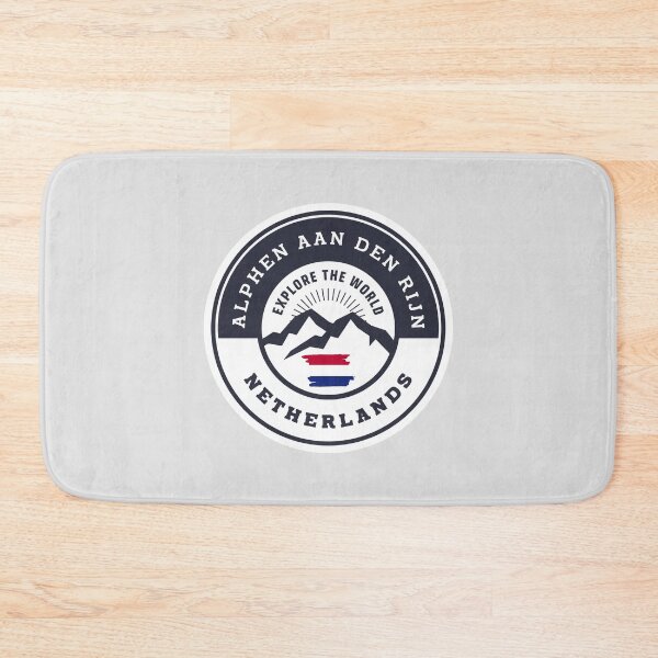 Item preview, Alphen aan den Rijn Netherlands Black and White Crest designed and sold by World Designs.