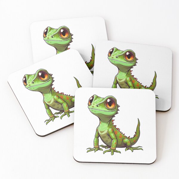 Item preview, Cute Anime Iguana designed and sold by ThreeftlyPicks.