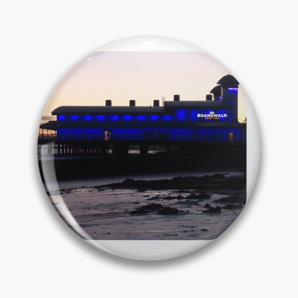 Item preview, Dusk, Felixstowe Pier - Blue designed and sold by wiggyofipswich.