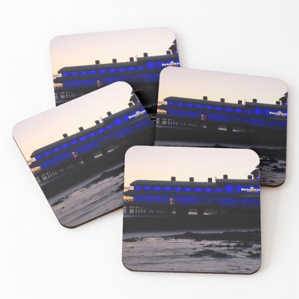 Item preview, Dusk, Felixstowe Pier - Blue designed and sold by wiggyofipswich.