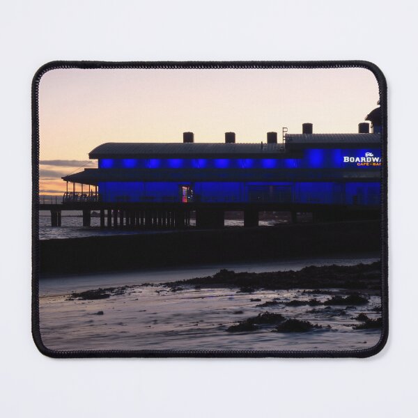 Item preview, Dusk, Felixstowe Pier - Blue designed and sold by wiggyofipswich.