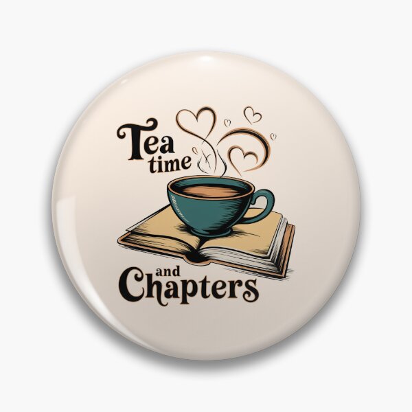 Item preview, Vintage Tea and Book Design – Cozy Retro Digital Art for Prints & Decor designed and sold by designedbyNil.