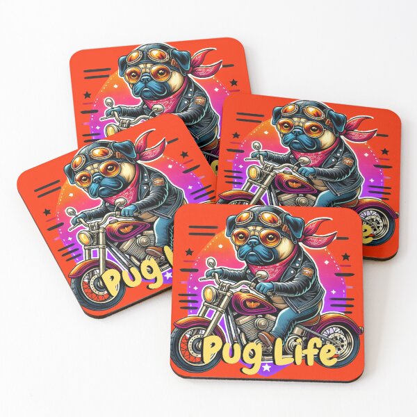 Item preview, Biker Pug Adventure designed and sold by Nauert's.