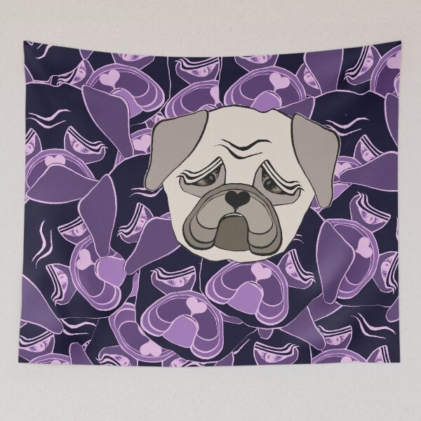 Item preview, Pugnasious Pug Camo 13 by Cecile Grace Charles  designed and sold by CecileCharles.