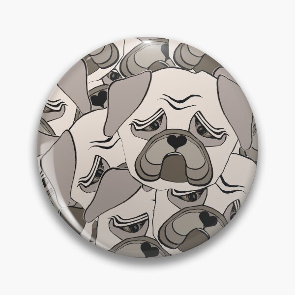 Item preview, Pugnasious Camo 2 by Cecile Grace Charles designed and sold by CecileCharles.