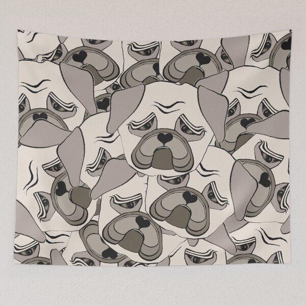 Item preview, Pugnasious Camo 2 by Cecile Grace Charles designed and sold by CecileCharles.
